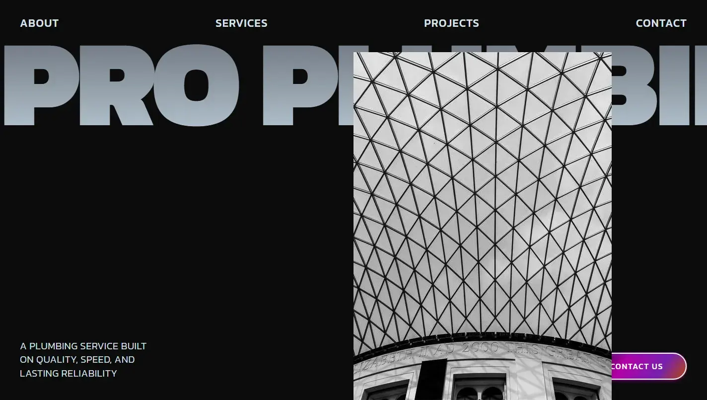 Website built by the studio