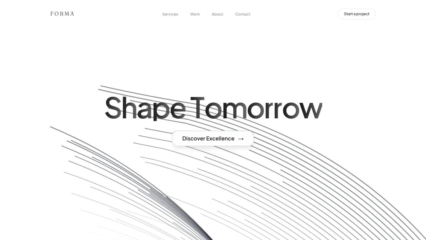 Website built by the studio